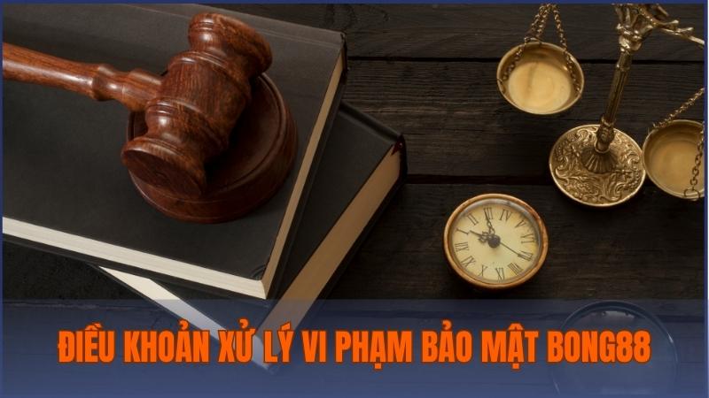 Tổng hợp những điều khoản xử lý vi phạm về bảo mật tại Bong88