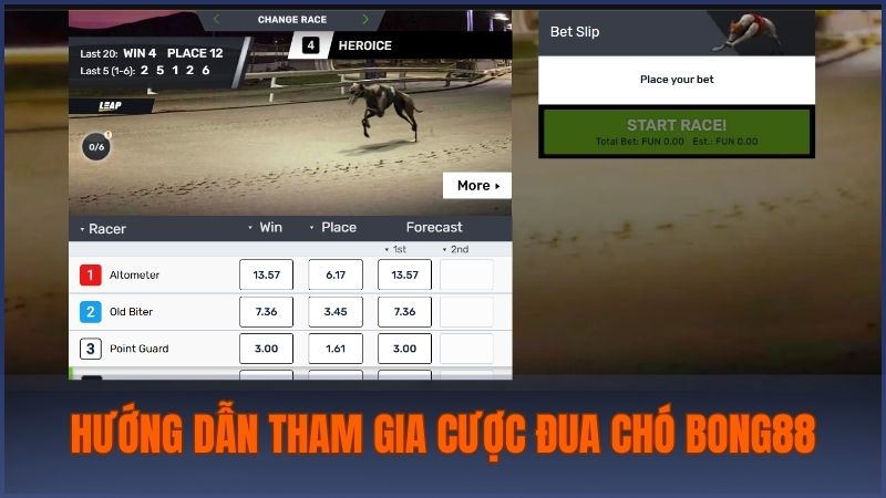 Quy trình cơ bản để tham gia cá cược bộ môn này trên Bong88