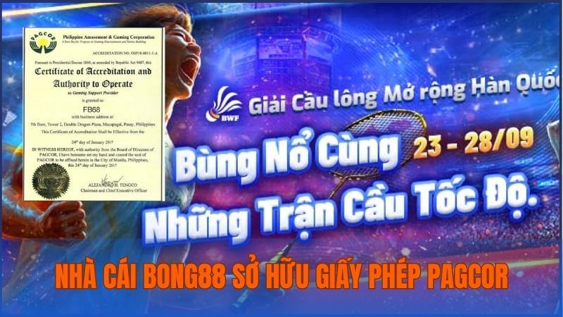 Nhà cái sở hữu giấy phép PAGCOR và cam kết chính xác – minh bạch – hỗ trợ tốt nhất