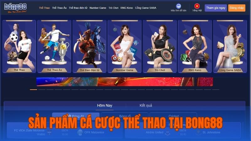 Sản phẩm cá cược thể thao chuyên sâu được nhà cái cung cấp